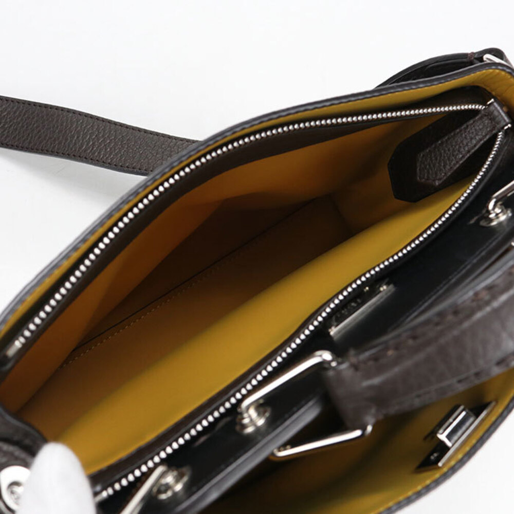 FENDI handbag 7VA506 Mini Essential Peekaboo women's brown - Picture 4 of 8